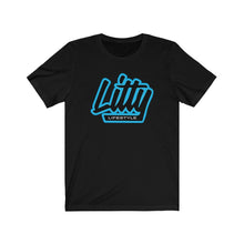 Load image into Gallery viewer, Litty Lifestyle Carolina Blue Letters Tee
