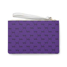 Load image into Gallery viewer, &quot;Celebrate The Female&quot; Dark Purple Clutch Bag
