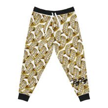 Load image into Gallery viewer, &quot;Diamond Crusted Link Chain&quot; Jogger pants
