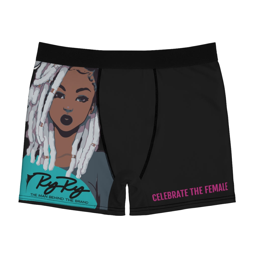 CELEBRATE THE FEMALE Men's Blk Briefs