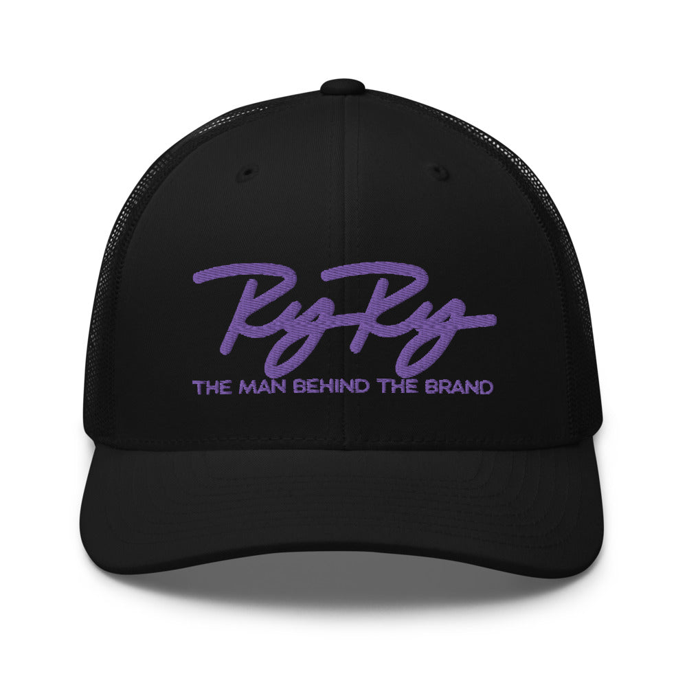 Trucker Hat - Purple Logo