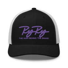 Load image into Gallery viewer, Trucker Hat - Purple Logo
