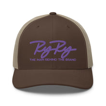 Load image into Gallery viewer, Trucker Hat - Purple Logo
