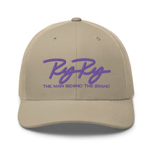 Load image into Gallery viewer, Trucker Hat - Purple Logo
