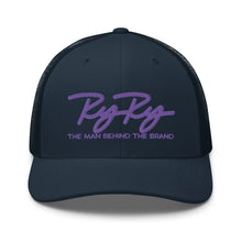 Load image into Gallery viewer, Trucker Hat - Purple Logo
