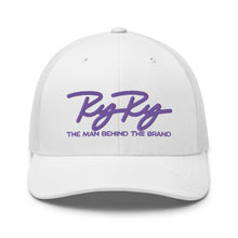 Load image into Gallery viewer, Trucker Hat - Purple Logo
