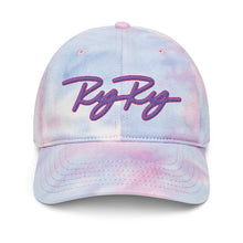 Load image into Gallery viewer, Tie dye Hat - Purple &amp; Pink Logo
