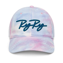 Load image into Gallery viewer, Tie Dye Hat - Blue &amp; Green Logo
