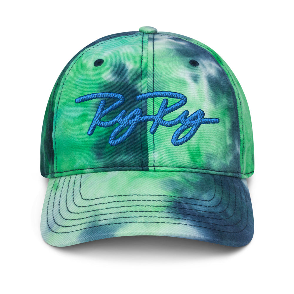 Tie Dye Hat - Blue Logo