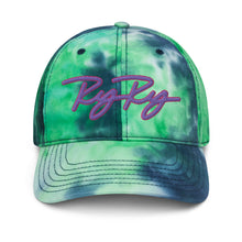 Load image into Gallery viewer, Tie dye Hat - Purple &amp; Pink Logo
