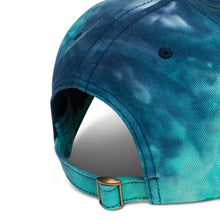 Load image into Gallery viewer, Tie Dye Hat - Blue &amp; Green Logo
