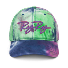 Load image into Gallery viewer, Tie dye Hat - Purple &amp; Pink Logo
