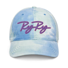 Load image into Gallery viewer, Tie dye Hat - Purple &amp; Pink Logo
