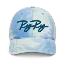 Load image into Gallery viewer, Tie Dye Hat - Blue &amp; Green Logo
