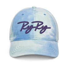 Load image into Gallery viewer, Tie Dye Hat - Purple &amp; Blue Logo
